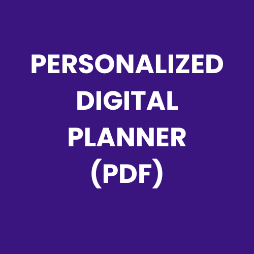 Personalized Digital Planner (PDF)